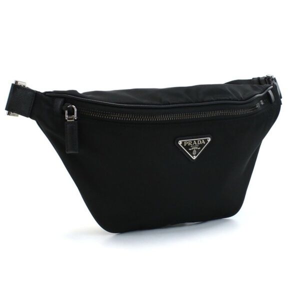 PRADA Authentic Re-Nylon and Saffiano Leather belt bag W/ Authentication Card - Picture 4 of 13